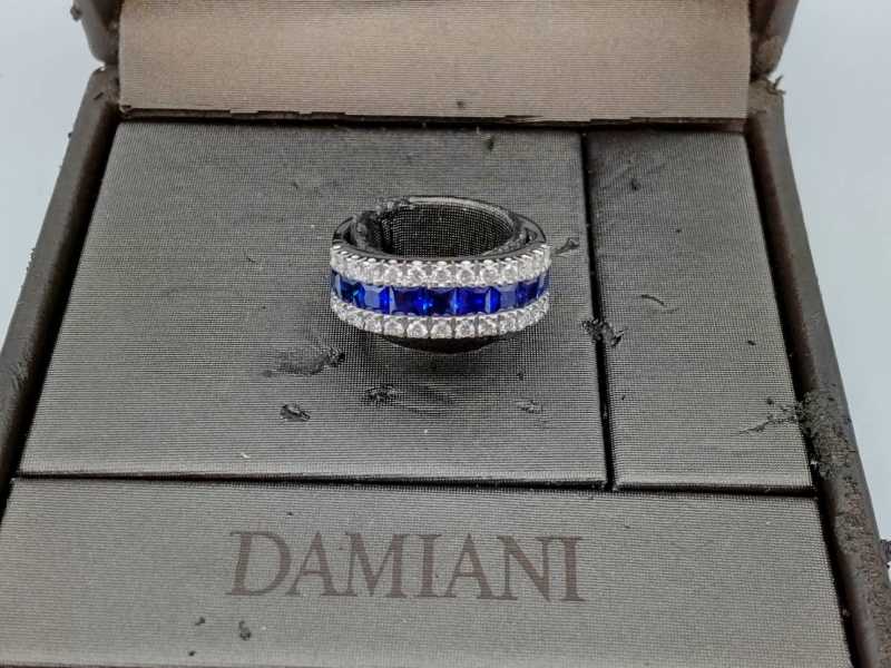 ダミアーニ買取 サファイアダイヤモンドリング