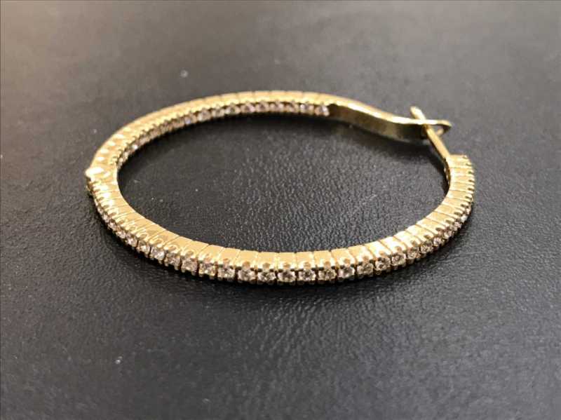 ジュエリー買取 ダイヤモンド フープピアス