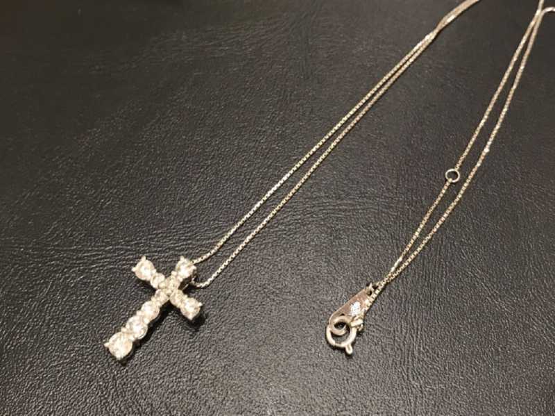ジュエリー買取 ダイヤモンドクロス ネックレス