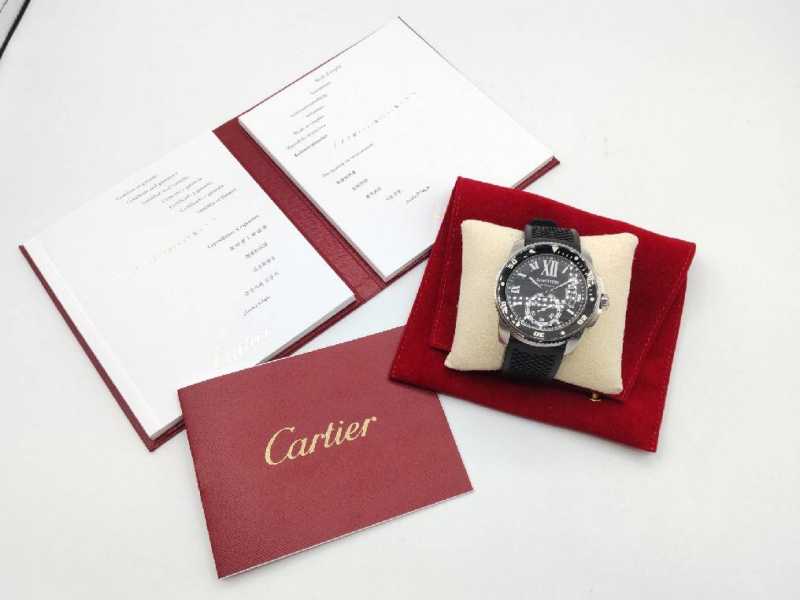 カルティエ 買取 カリブルダイバー W7100056