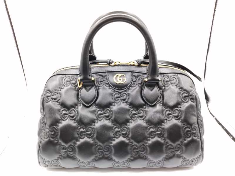 グッチ買取 ミニボストンバッグ GGマトラッセ