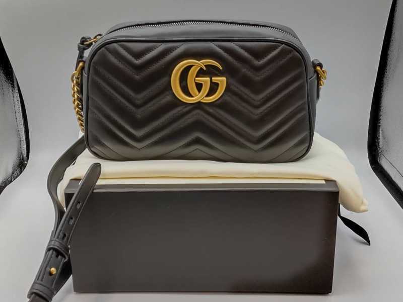 グッチ買取 チェーンショルダーバッグ GGマーモント 447632