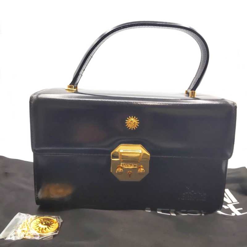 ヴェルサーチ買取 レザー バニティバッグ