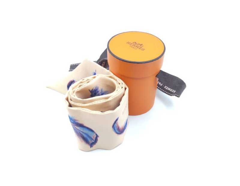 エルメス　買取　ツイリー　シルク/ピンク