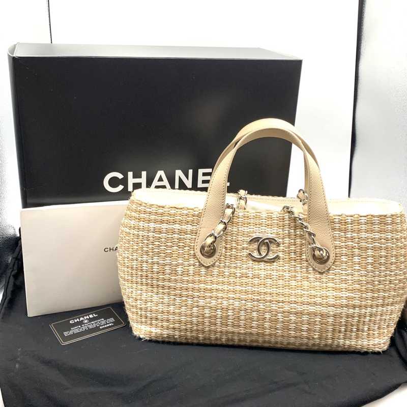 シャネル買取 2wayバッグ ストロー