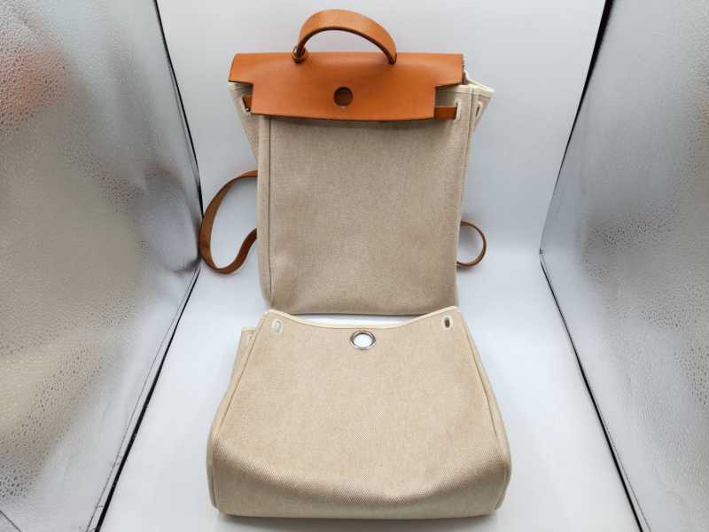 エルメス　買取　エールバッグアド　キャンバス