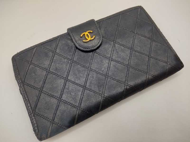 シャネル買取 ビコローレ 長財布