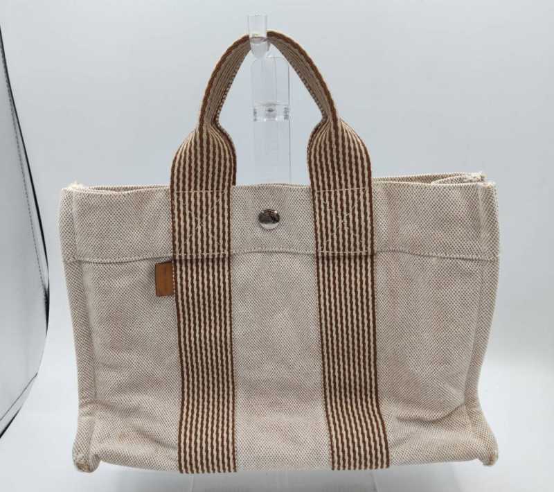 エルメス　買取　フールトゥPM　キャンバス/ベージュ