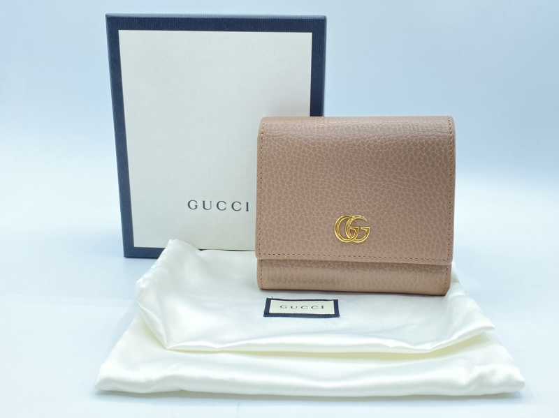 グッチ買取 ダブルG ミディアム ウォレット 598587