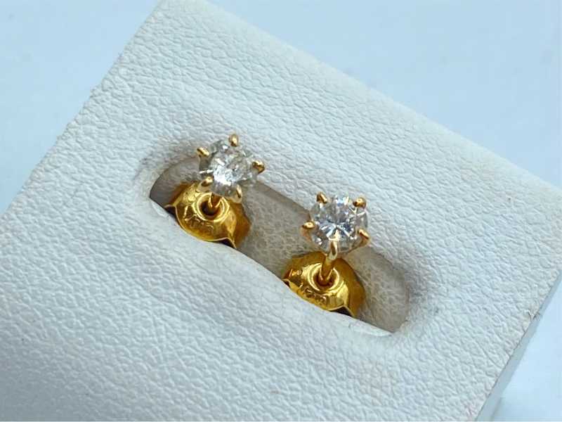 ダイヤモンド買取 K18 ダイヤモンド 0.22ct 0.22ct ピアス