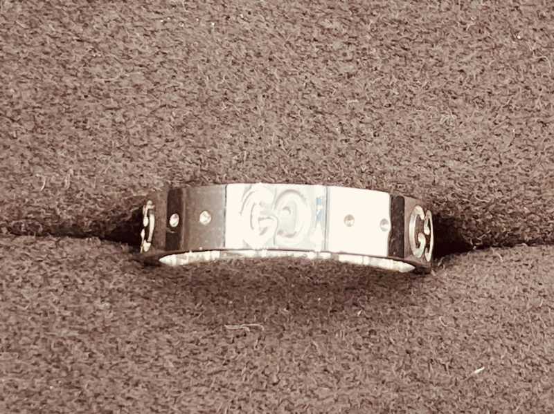 グッチ買取 アイコンリング 750WG