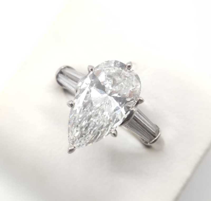 PT900リング　買取　ダイヤモンド　3.5CT