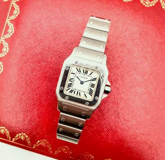 カルティエ買取　サントスガルベSM　W20056D6　時計