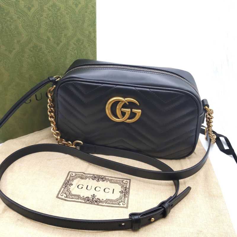 グッチ買取 GGマーモント チェーンショルダーバッグ 447632