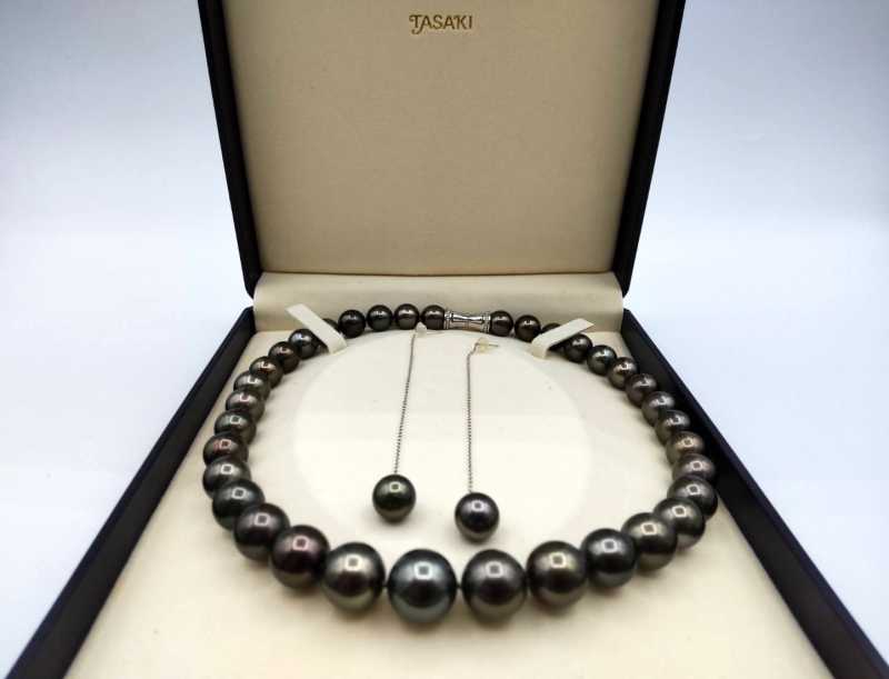 TASAKI 田崎 大粒パール ダイヤモンド ネックレス トップ プラチナ クソ