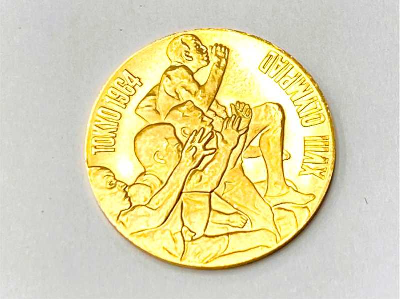 金買取 K18 オリンピック東京大会記念メダル 1964年 7.2g