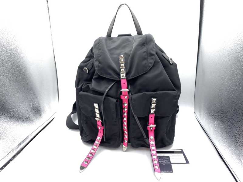 プラダ買取 スタッズ バックパック ナイロン 1BZ811
