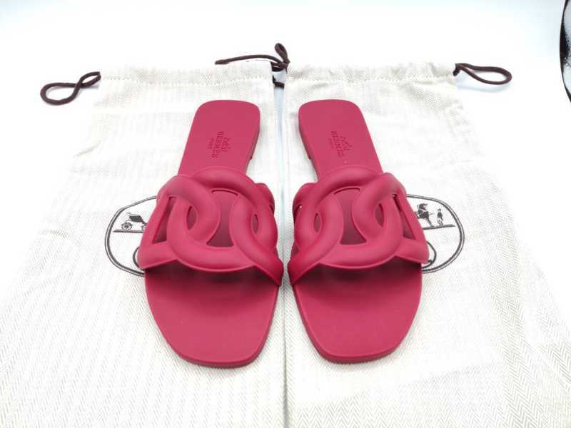 エルメス　買取　シェーヌダンクル ラバーサンダル