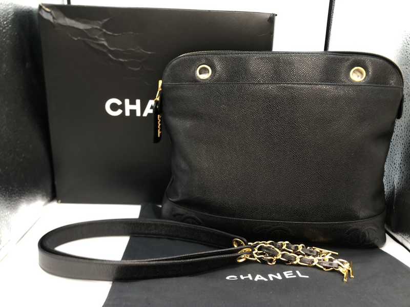 シャネル買取 トリプルココチェーントート A07265