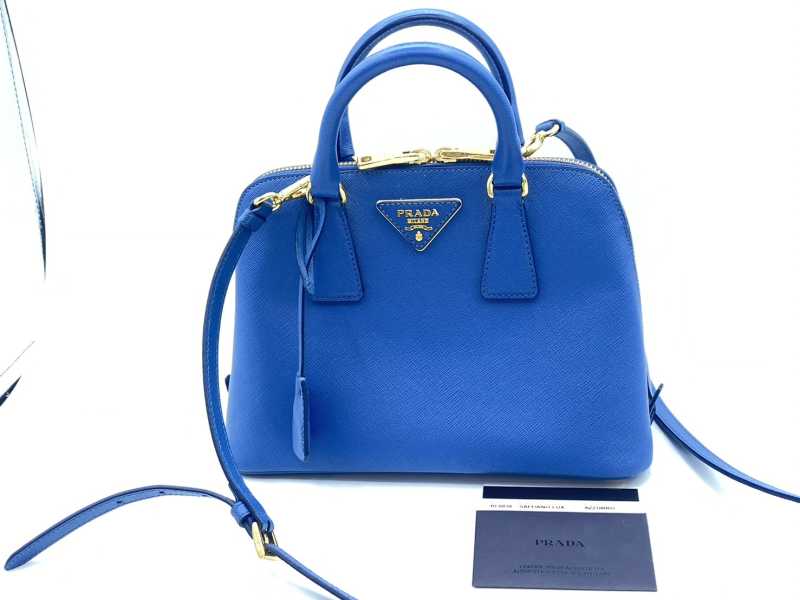 プラダ買取 サフィアーノ 2WAY ハンドバッグ BL0838