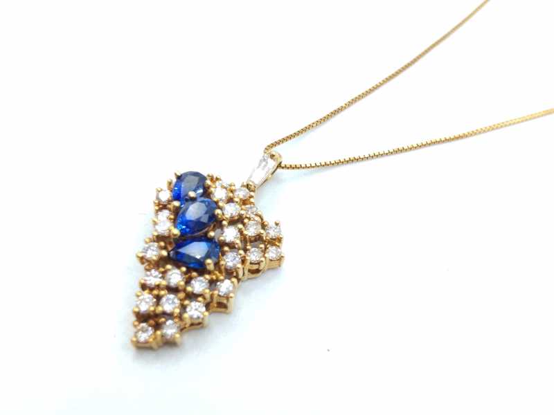 宝石買取 ブルーサファイアネックレス