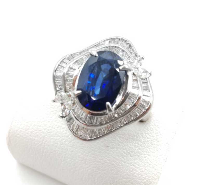 PT900リング　買取　サファイア　3.31CT