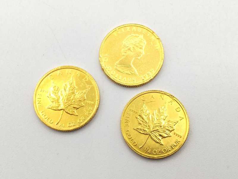 金買取 メイプルリーフ金貨 K24