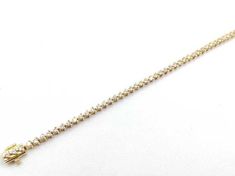 K18ブレスレット　買取　ダイヤモンド　1.2CT