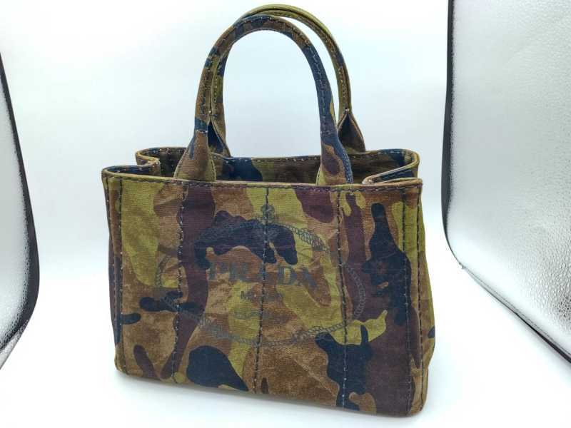 プラダ　買取　カナパ　B2439G　カモフラージュ