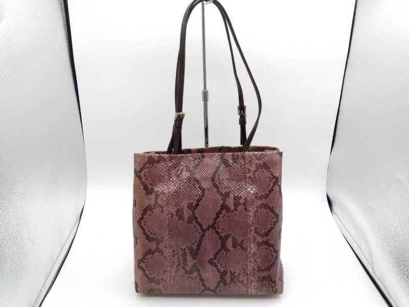 プラダ　買取　パイソンバッグ