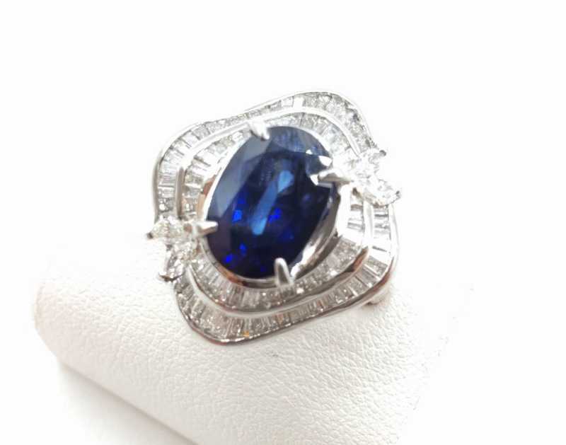 PT900リング　買取　サファイア　2.00CT