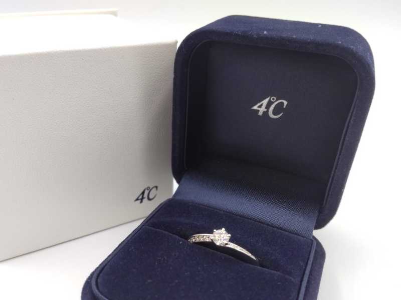 4℃買取 ダイヤモンドリング