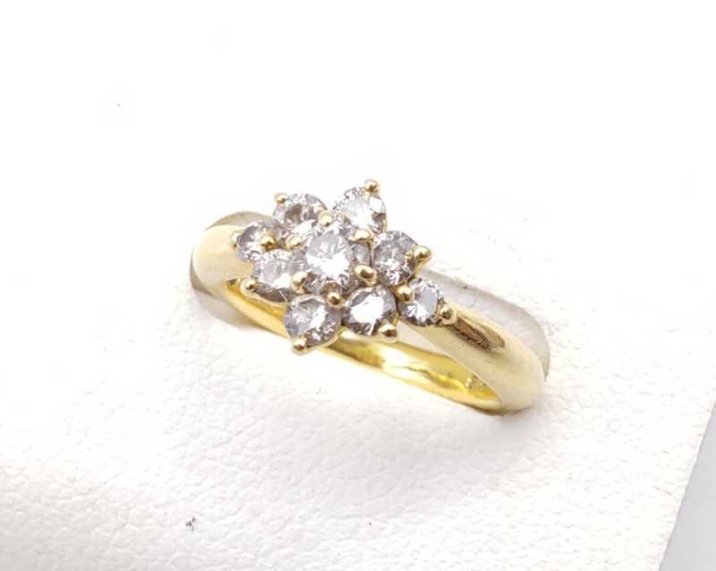 K18リング　買取　ダイヤモンド　1.00CT