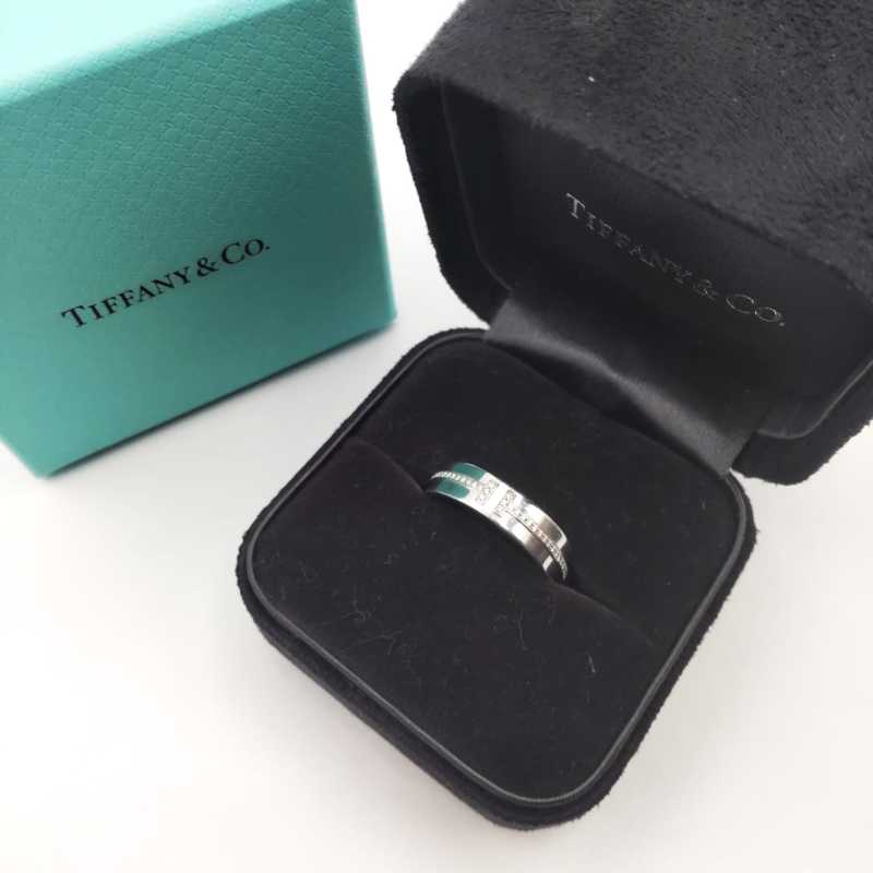 ティファニー買取 T TWOナロー ダイヤ リング 750WG