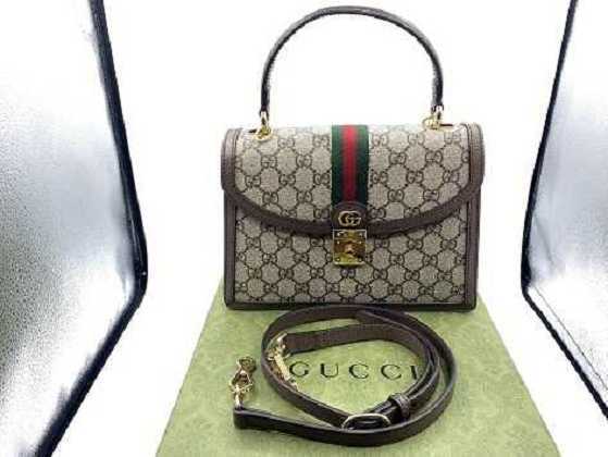グッチ買取 オフィディア スモールトップハンドルバッグ 651055