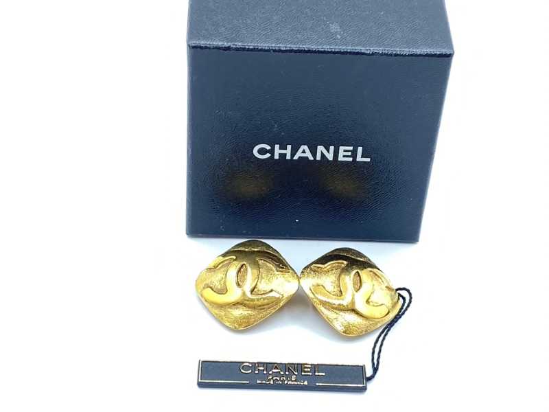 シャネル買取 ココマーク 菱形 イヤリング GP 2888 29