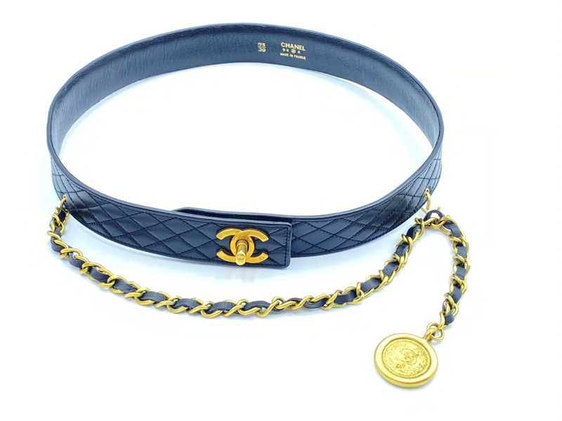 シャネル買取 マトラッセ ターンロック チェーンベルト 94A