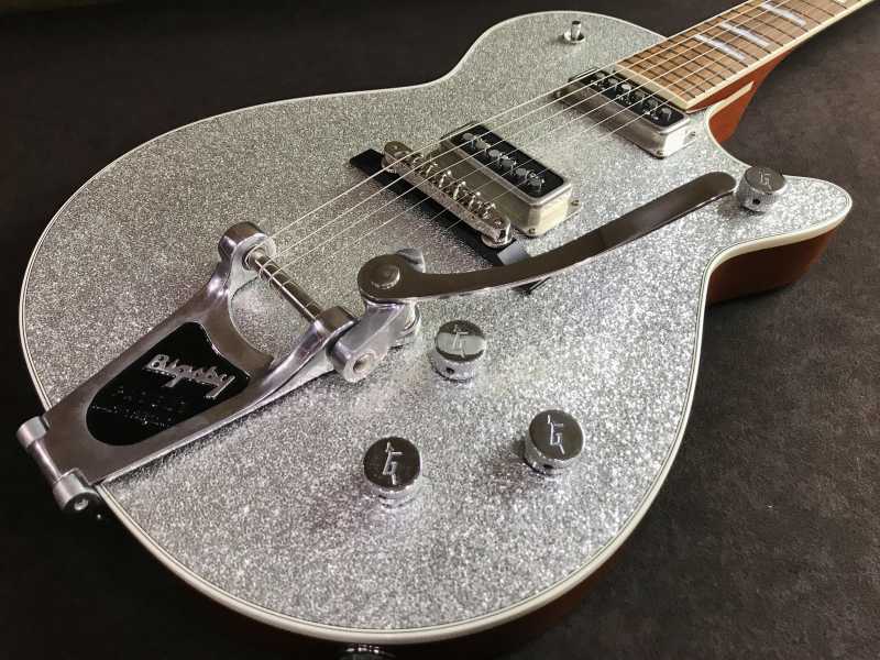 Gretsch G6129T Players Edition Jet FT with Bigsby Silver Sparkle 買取