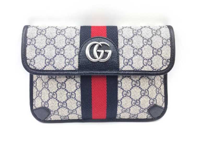 グッチ　買取　GGスプリームウエストポーチ　674081	