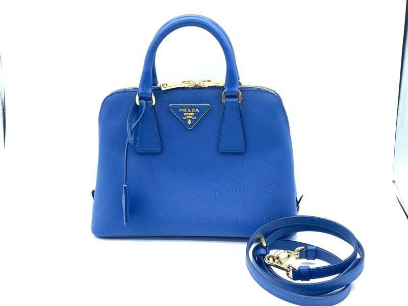 プラダ買取 サフィアーノラクス 2WAY ハンドバッグ BL0838
