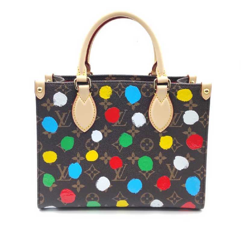 ルイヴィトン　買取　オンザゴーPM モノグラム 草間彌生 トリヨン　M46380