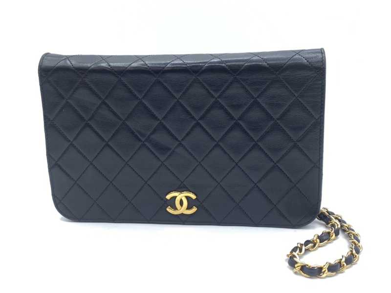 シャネル買取 マトラッセ プッシュロック チェーンショルダーバッグ