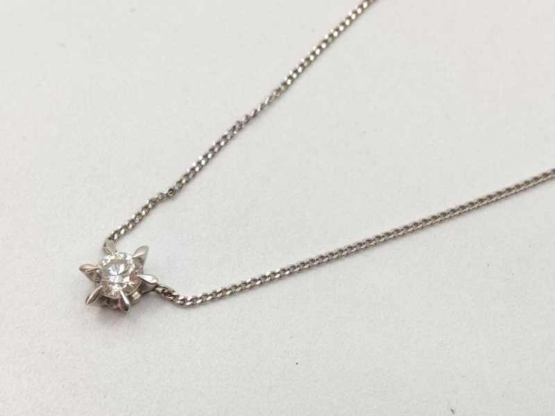 ダイヤ　買取　ネックレス　0.3ｃｔ