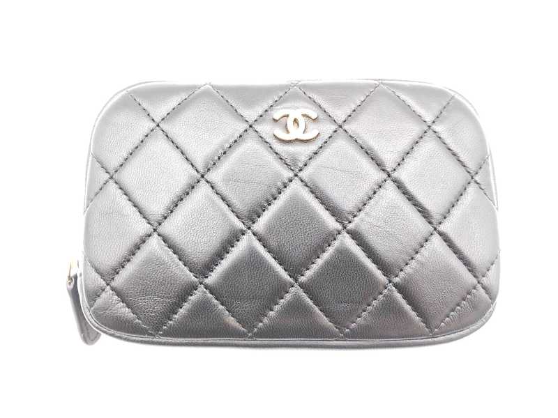 シャネル買取 ラムスキン 化粧ポーチ