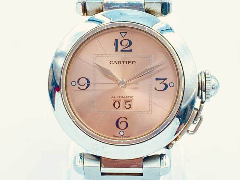 カルティエ買取 パシャC ビッグデイト W31058M7