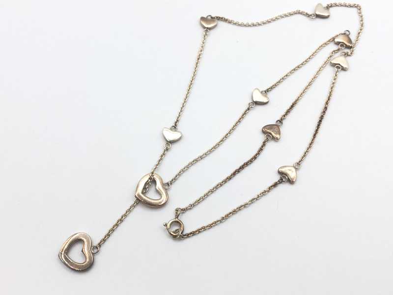 ティファニー買取 ハートリンク ラリアットネックレス