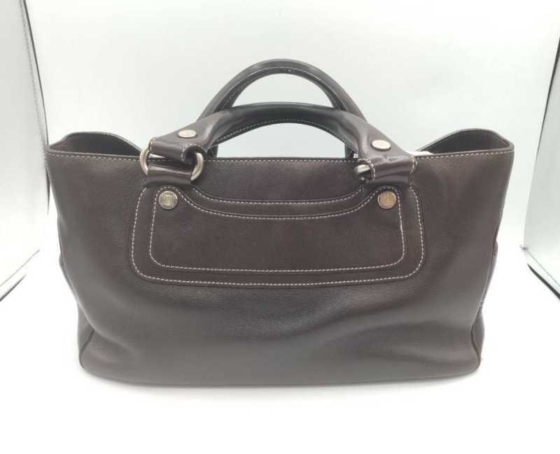 セリーヌ　買取　ブギーバッグ　レザー/ブラウン	