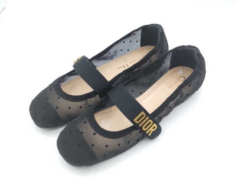 ディオール　買取　パンプス　レース/ブラック	