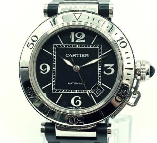 カルティエ買取　パシャ　シータイマー　W31077U2