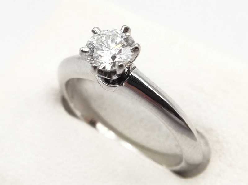 ティファニー　買取　ソリテールダイヤリング　